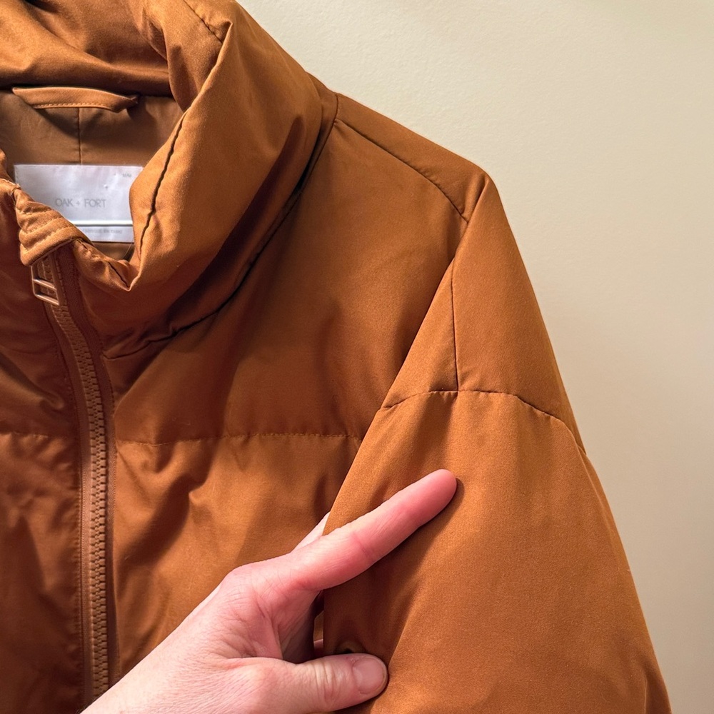 OAK + FORT Rust Puffer Jacket - Picture 10 of 11